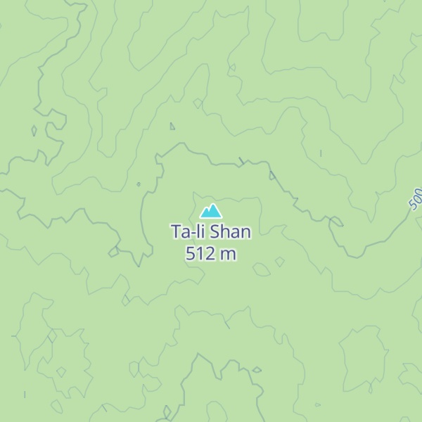 Map of Ta-li Shan