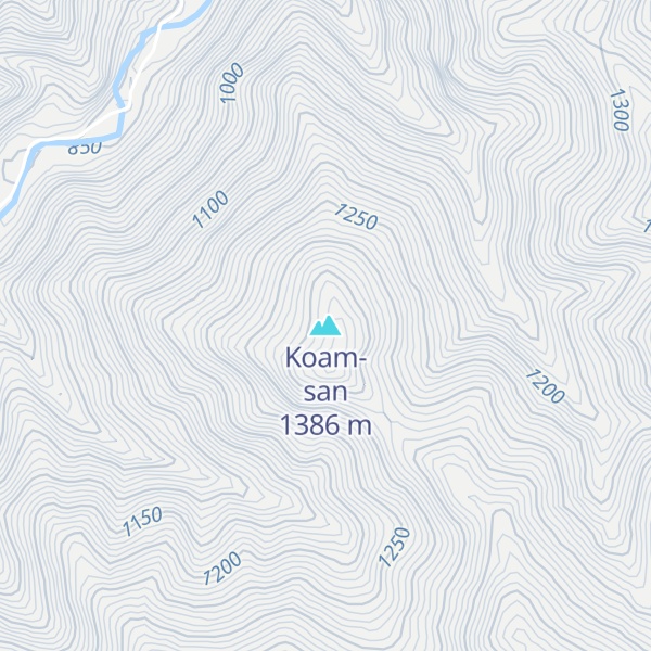 Map of Koam-san