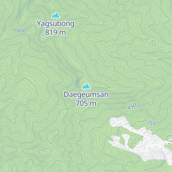 Map of Daegeumsan