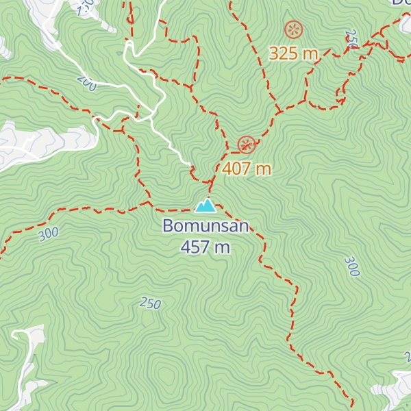 Map of Bomunsan