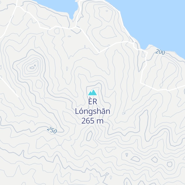 Map of ÈR Lóngshān