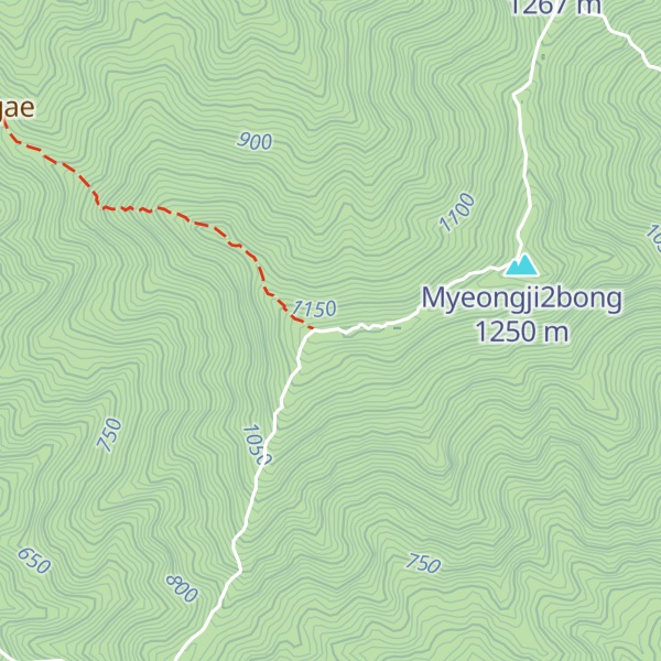 Map of Myeongji3bong