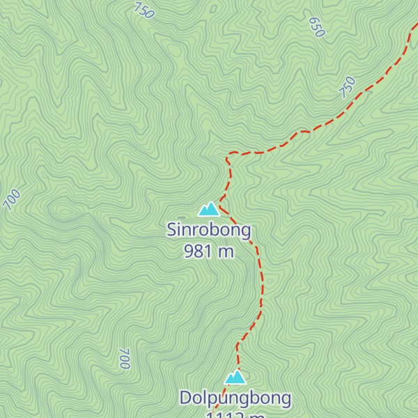 Map of Sinrobong