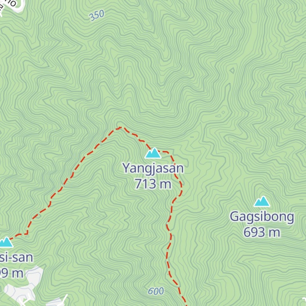 Map of Yangjasan