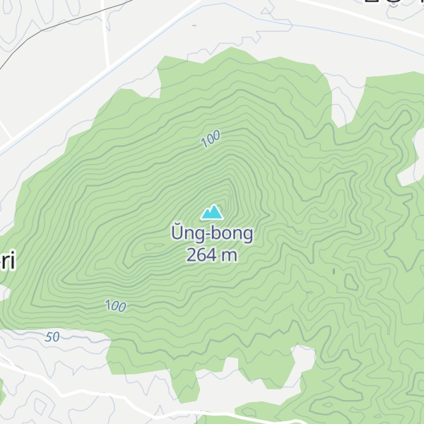 Map of Ŭng-bong