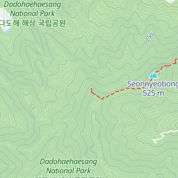 Map of Yuyeongbong