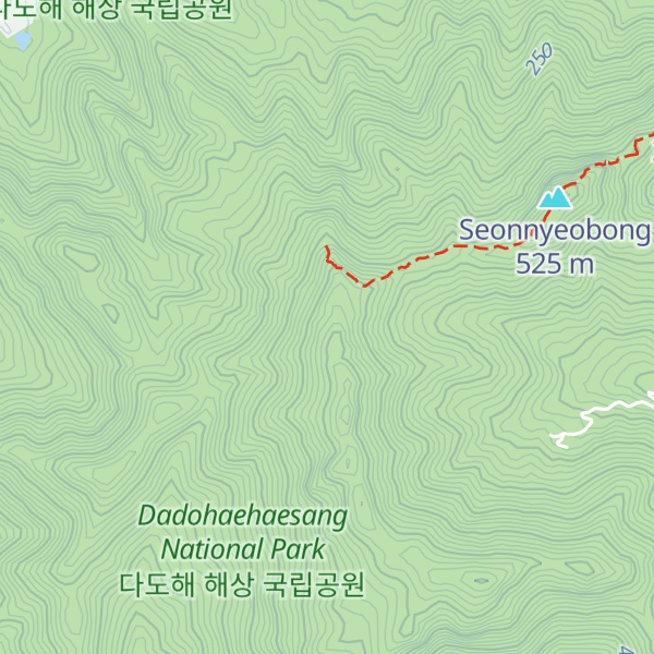 Map of Saenghwangbong