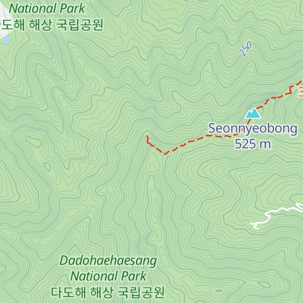 Map of Seongjubong