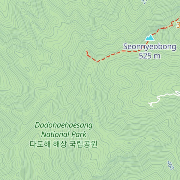 Map of Duryubong