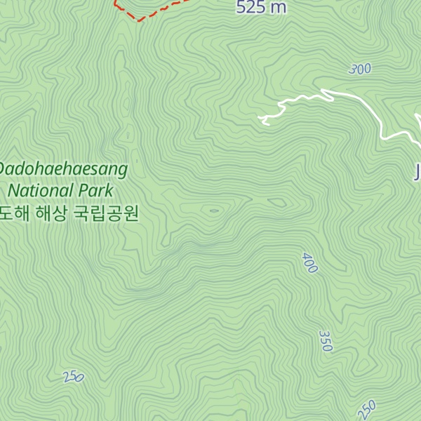 Map of Palyeongsan Gisdaebong