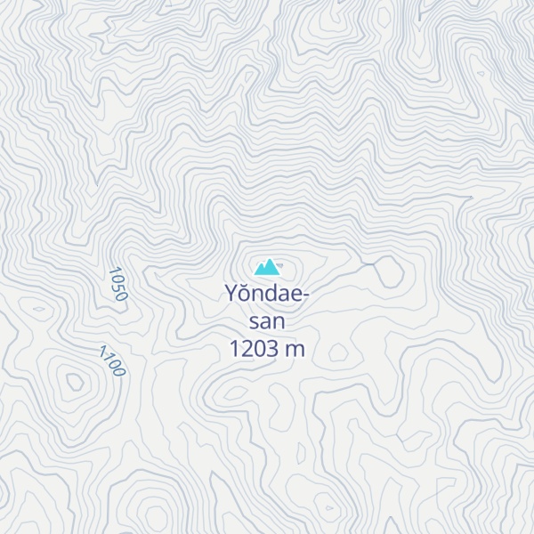Map of Yŏndae-san