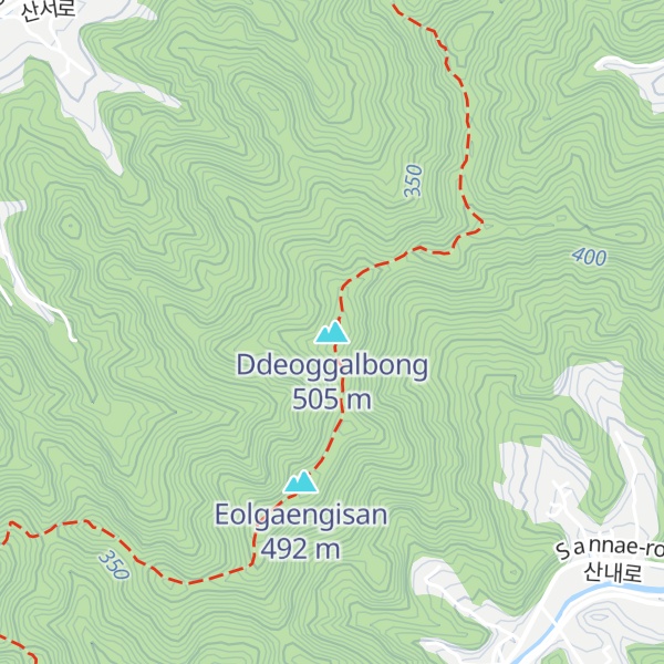 Map of Ddeoggalbong