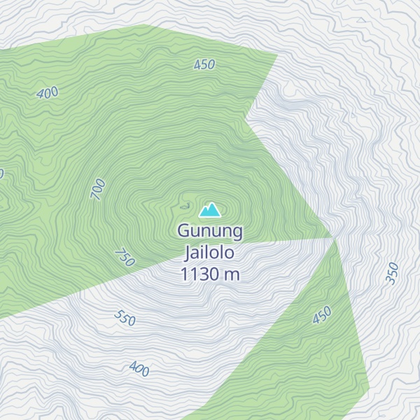 Map of Gunung Jailolo