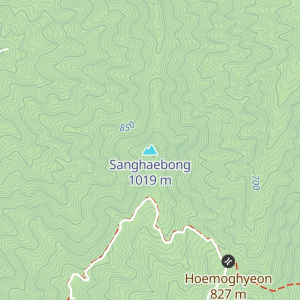 Map of Sanghaebong