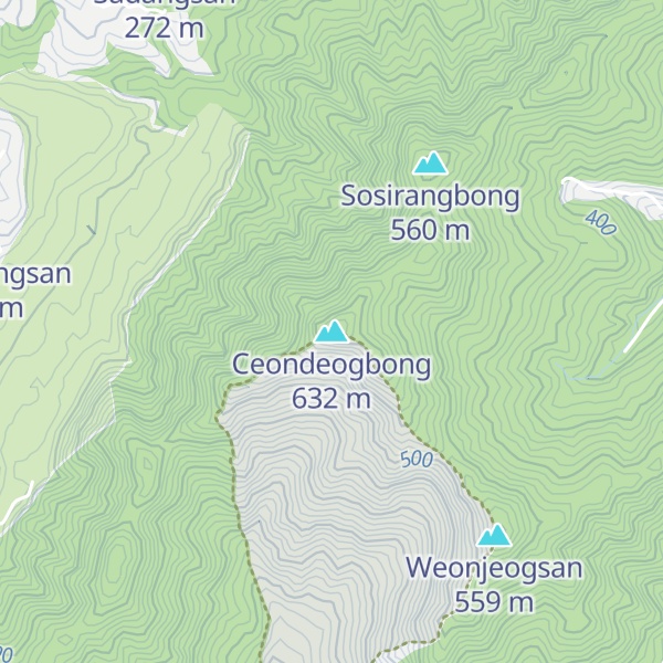 Map of Ceondeogbong