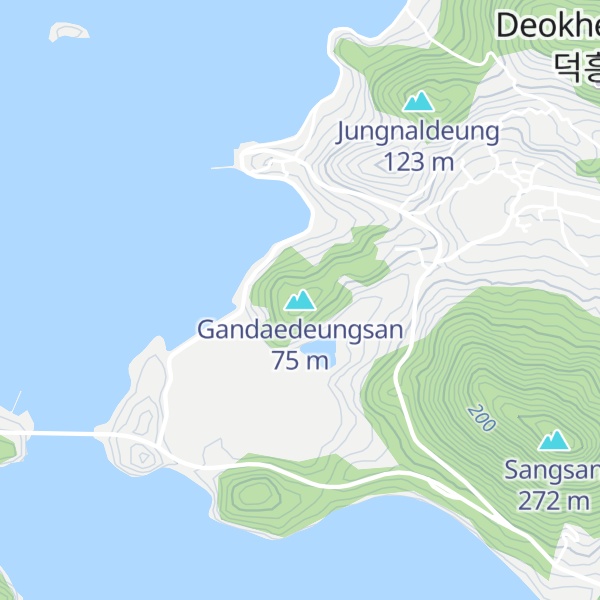 Map of Gandaedeungsan