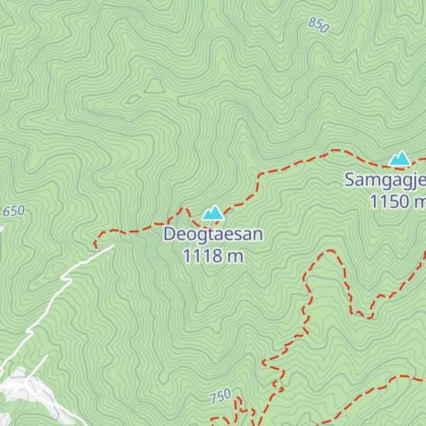 Map of Deogtaesan