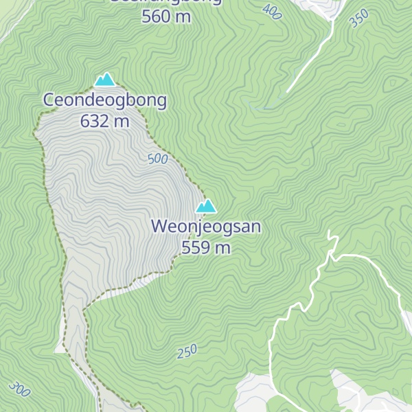Map of Weonjeogsan