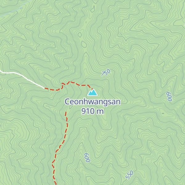 Map of Ceonhwangsan