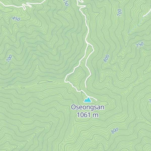 Map of Osŏng-san