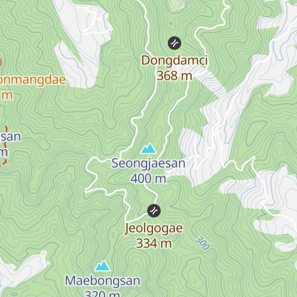 Map of Seongjaesan