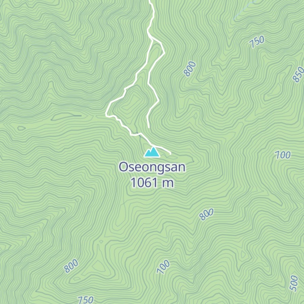 Map of Oseongsan