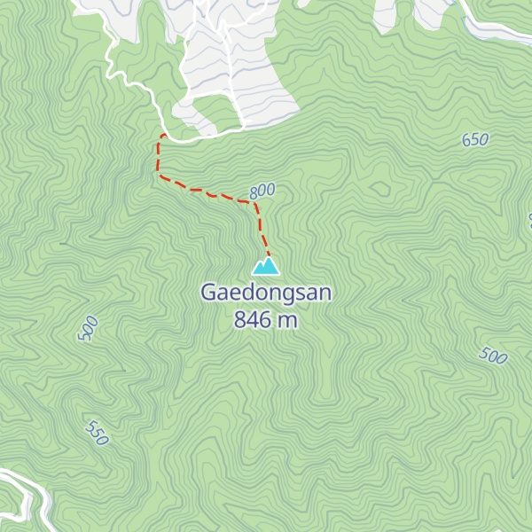 Map of Gaedongsan