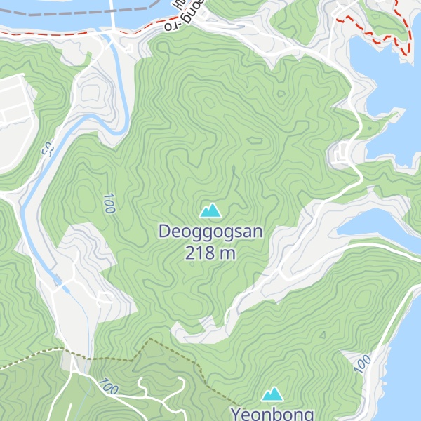 Map of Deoggogsan