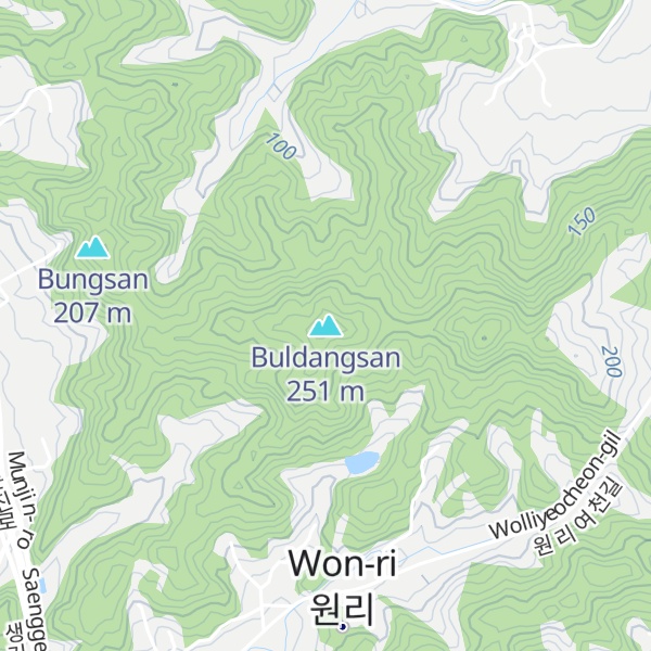 Map of Buldangsan