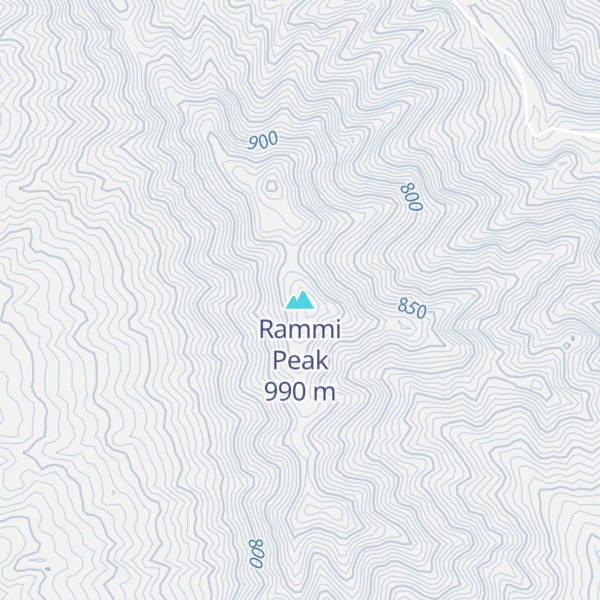 Map of Rammi Peak