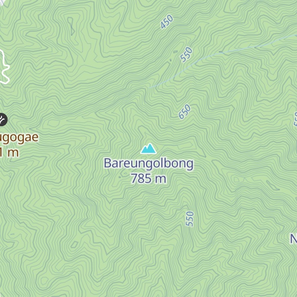 Map of Bareungolbong