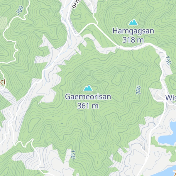Map of Gaemeorisan