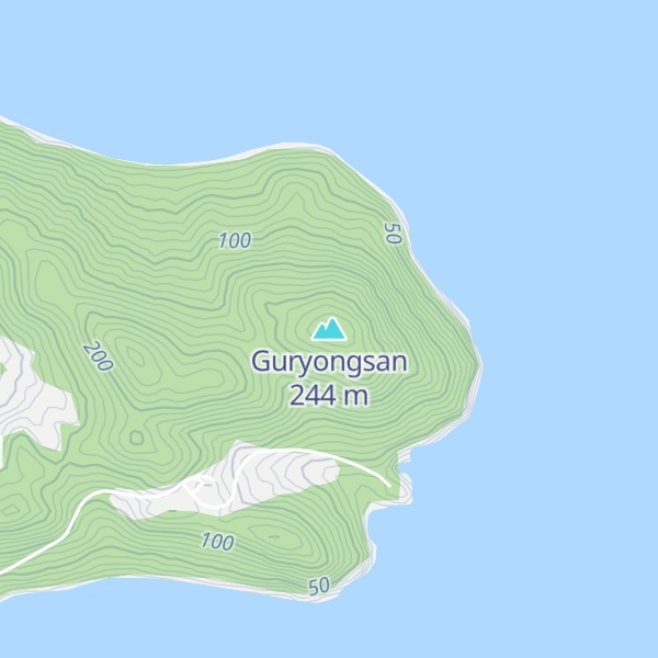 Map of Guryongsan