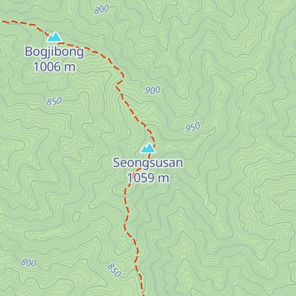 Map of Seongsusan