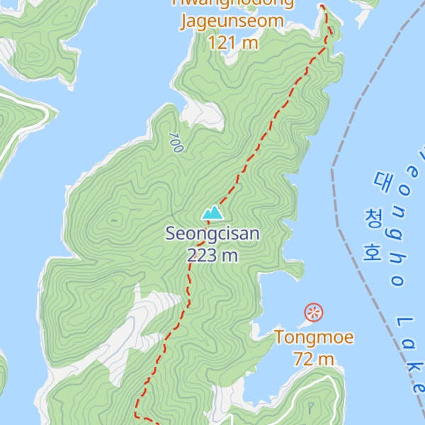 Map of Seongcisan