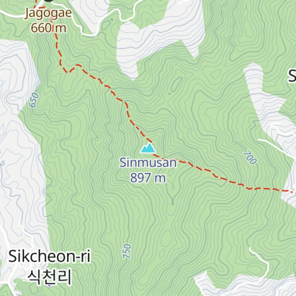 Map of Sinmusan