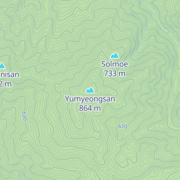 Map of Yumyeongsan