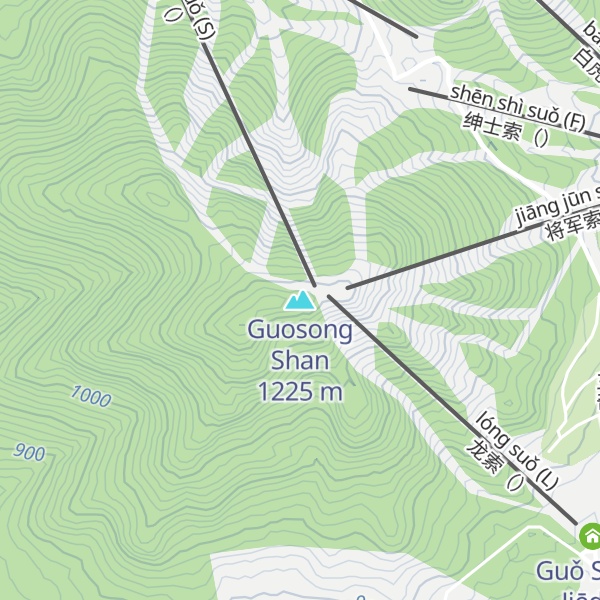 Map of Guosong Shan