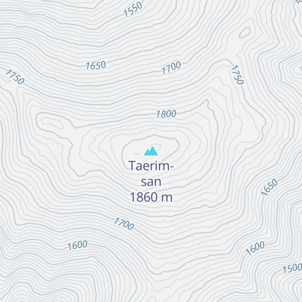 Map of Taerim-san