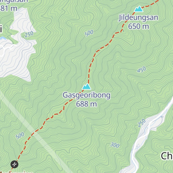 Map of Gasgeoribong