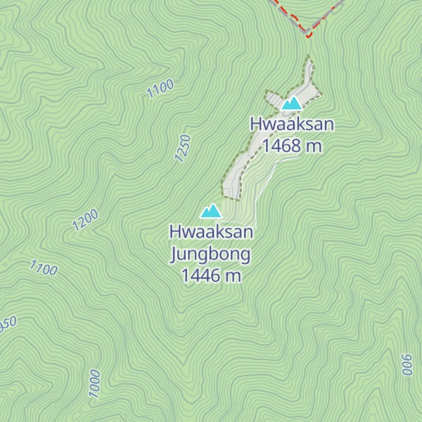 Map of Hwaaksan Jungbong