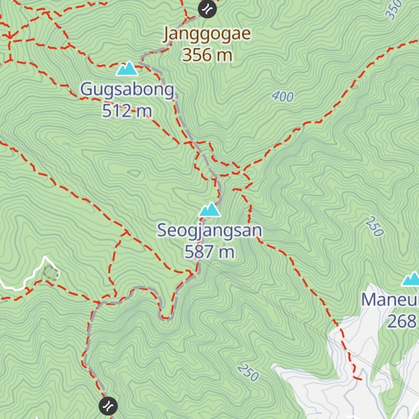 Map of Seogjangsan