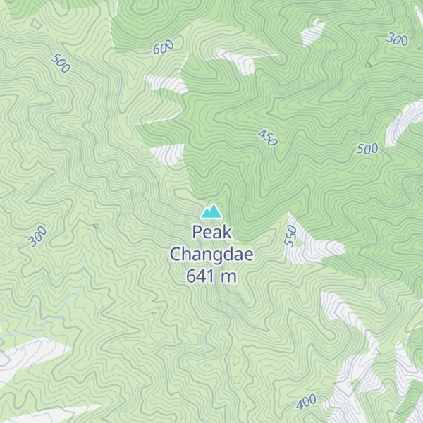 Map of Peak Changdae