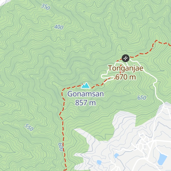Map of Gonamsan