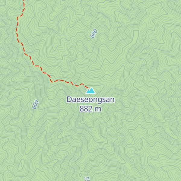 Map of Daeseongsan