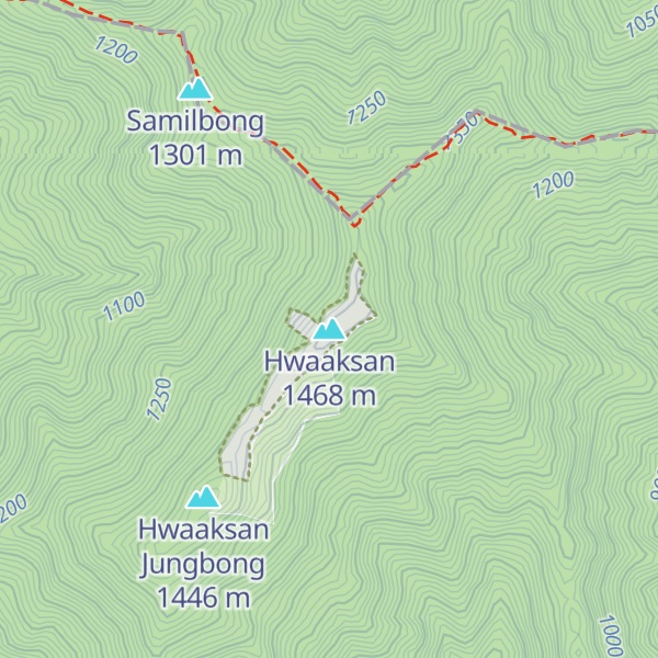 Map of Hwaaksan