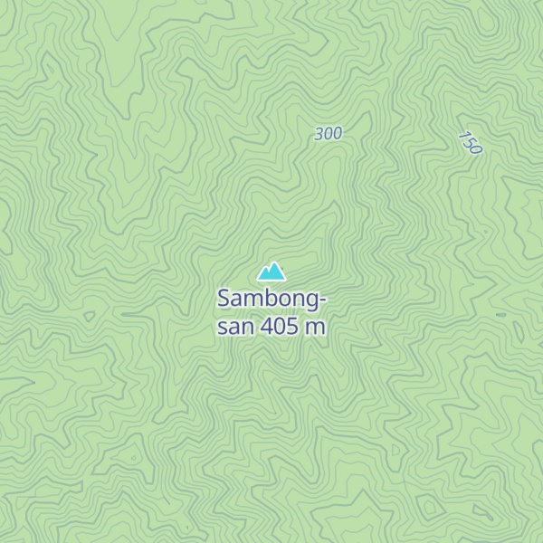 Map of Sambong-san