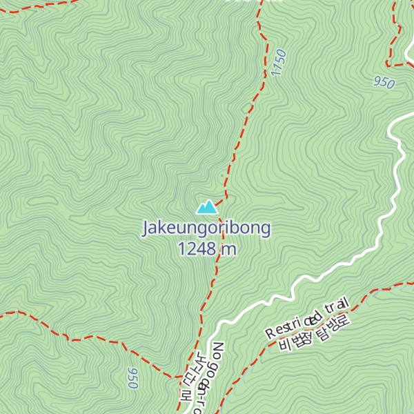 Map of Jakeungoribong