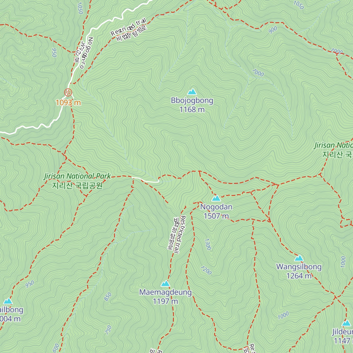 Nogodan Shelter map