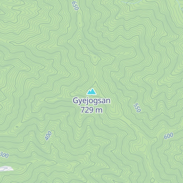 Map of Gyejogsan
